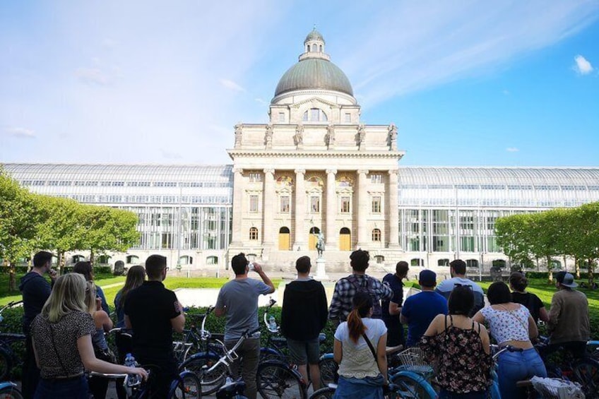 The Bavarian State Chancellery located in the Hofgarten and a must see. 