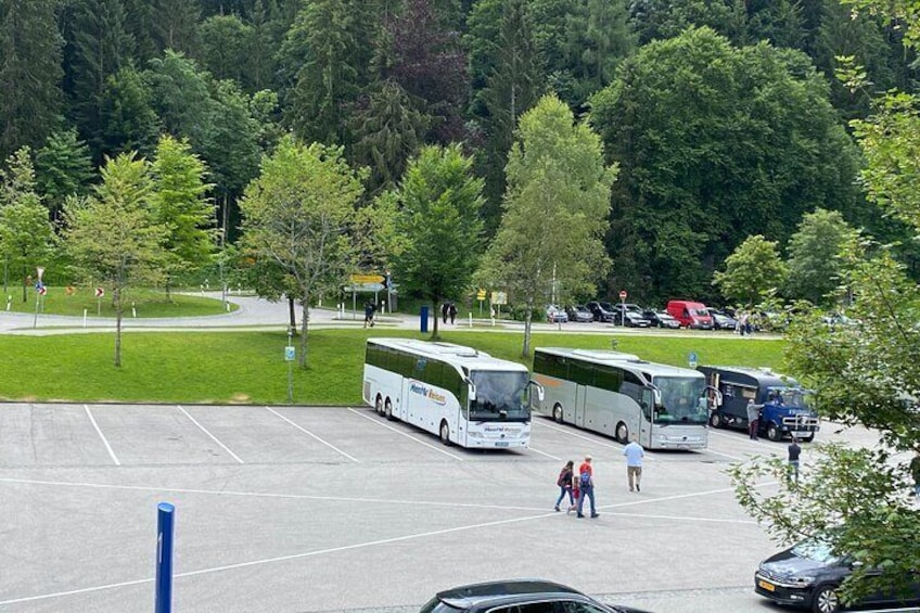 Parking lot at Obersalzberg