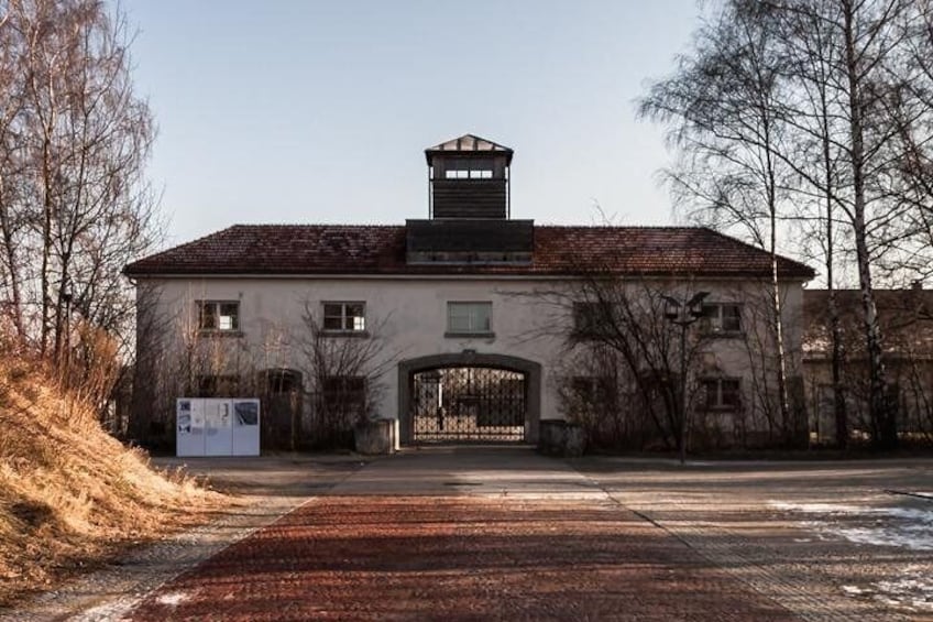 Jourhaus the main entrance the the concentration camp.