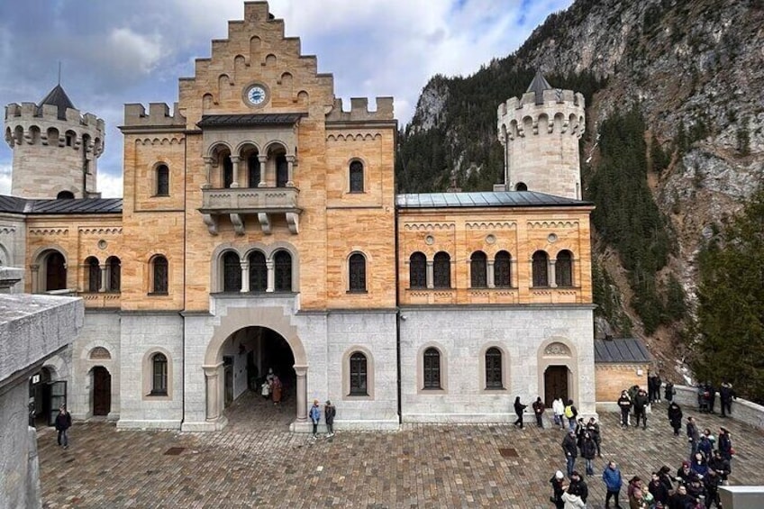 Neuschwanstein Castle Courtyard