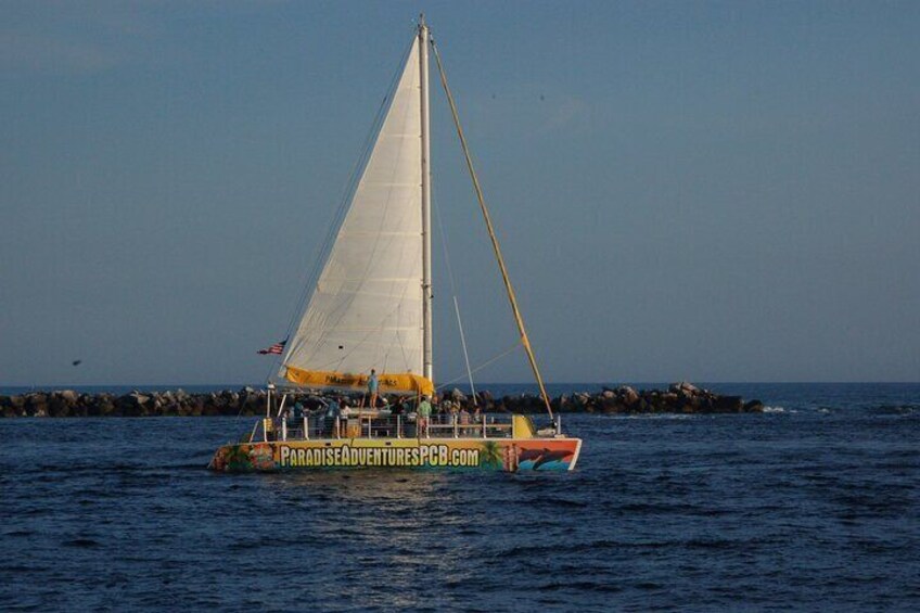 Panama City Beach Dolphin Sightseeing Sail on The Privateer Catamaran