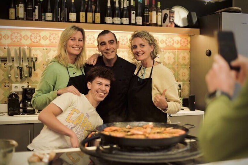 Interactive Spanish Cooking Experience in Barcelona