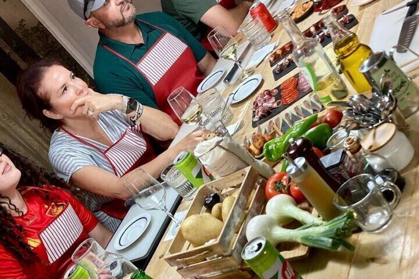 Premium Paella Cooking Class & 10 Spanish Tapas