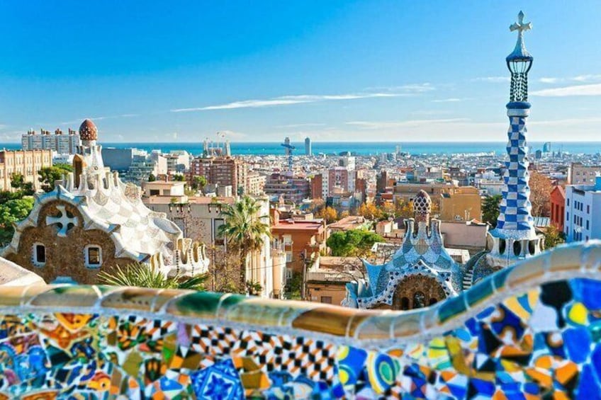 Visit the amazing Park Guell and enjoy great views of the city