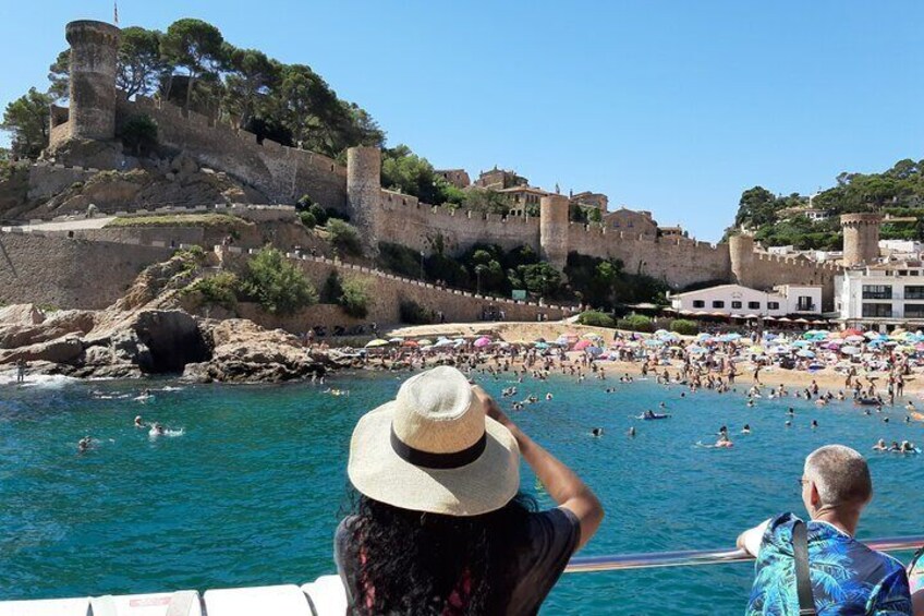 Arrival in Tossa de Mar