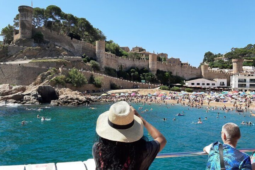 Arrival in Tossa de Mar