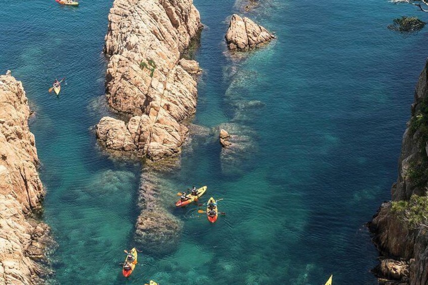 Kayaking and Snorkeling on la Costa Brava Small group