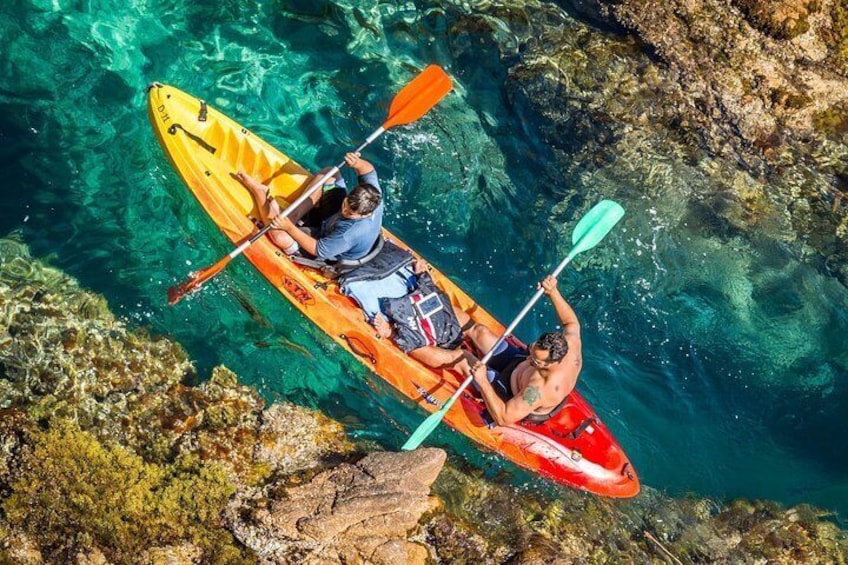 Kayaking and Snorkeling on la Costa Brava Small group