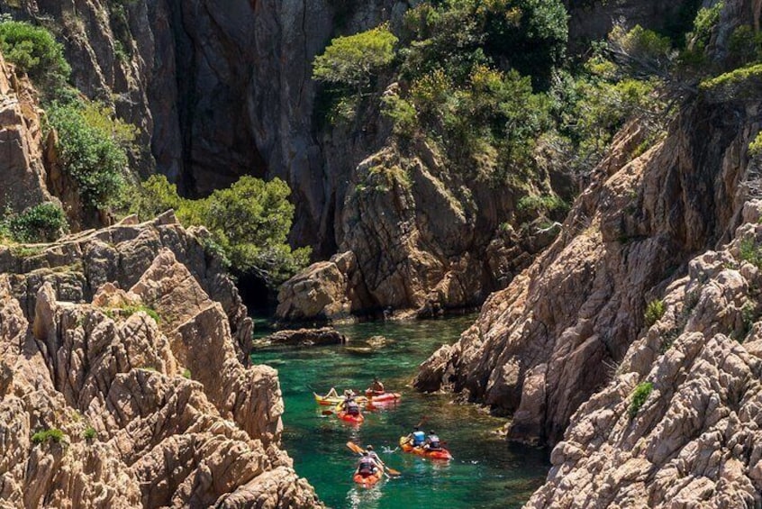 Kayaking and Snorkeling on la Costa Brava Small group