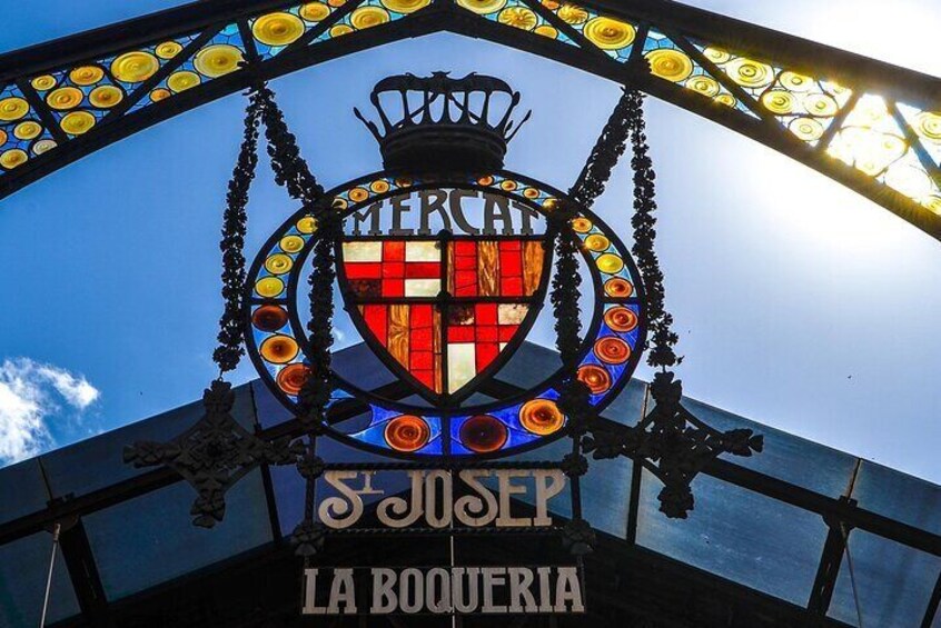 Food, Wine and History Tour with La Boqueria Market