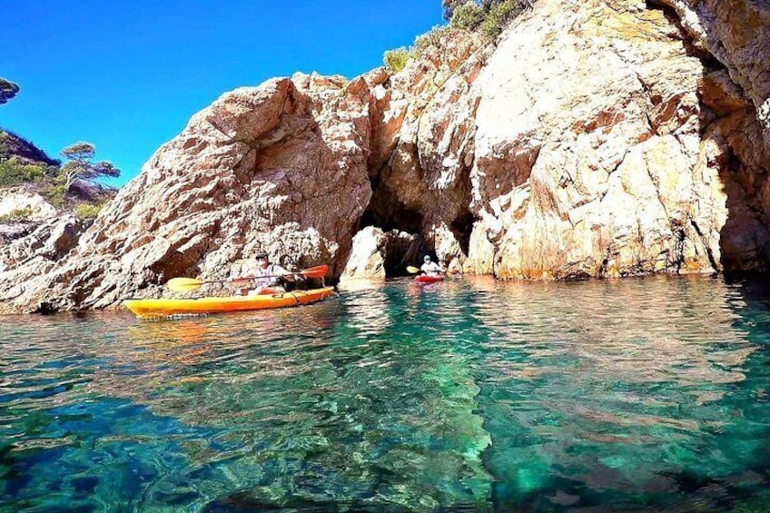 Sea kayaking Costa Brava