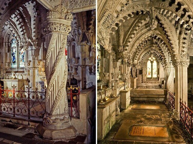 Rosslyn Chapel stonework