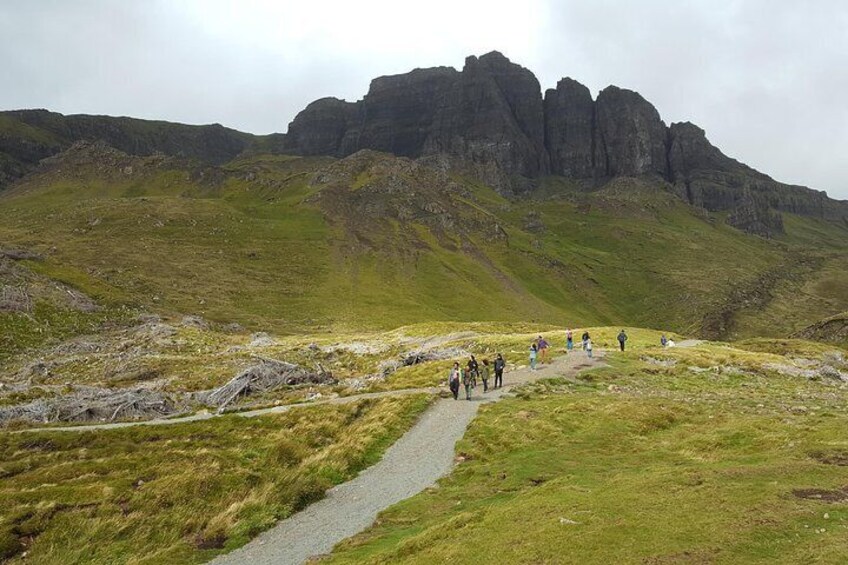 Some of our group on the Quiraing path