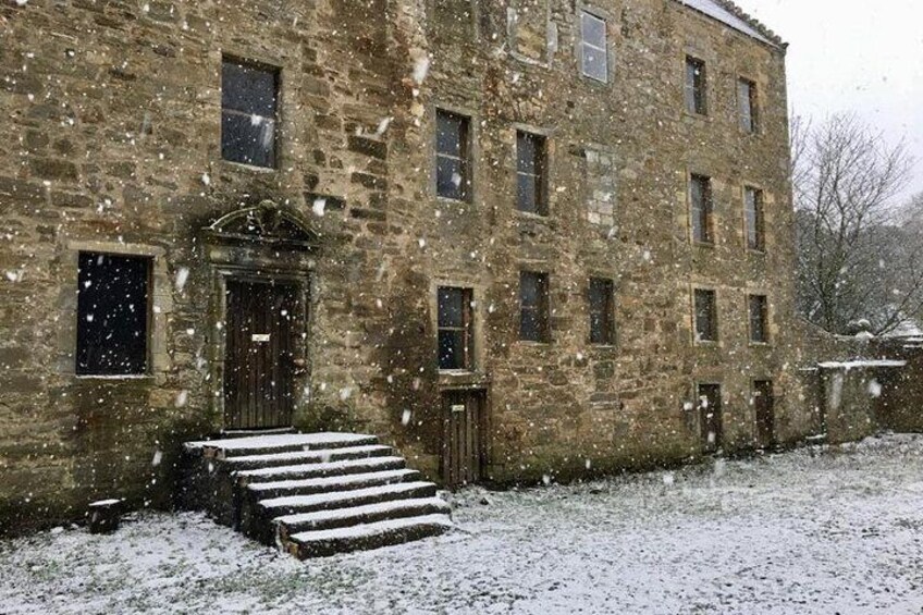 Midhope Castle in the Snow (Lallybroch)