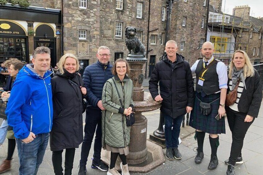 Greyfriars Bobby and fans!
