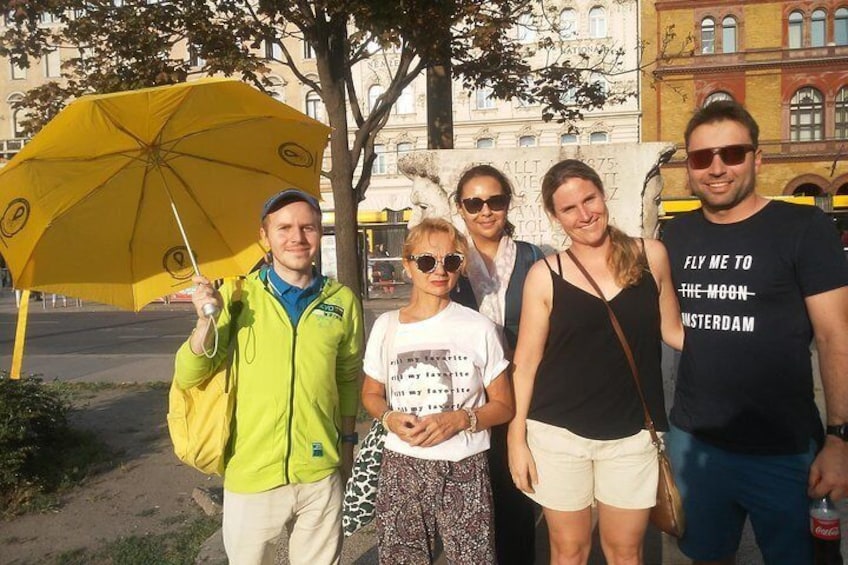 Our guide Sandor with a two couples.
