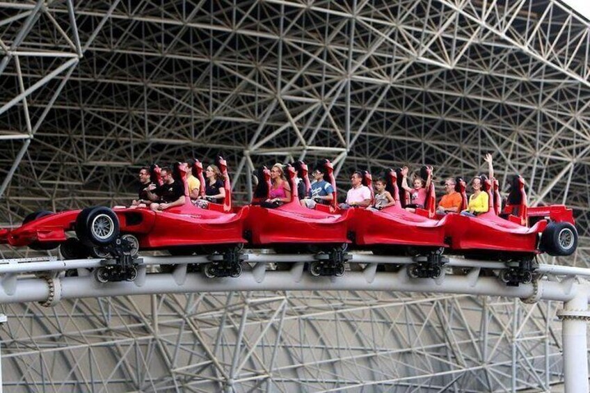 Abu Dhabi Sheikh Zayed Grand Mosque with Ferrari World and YAS Water World 