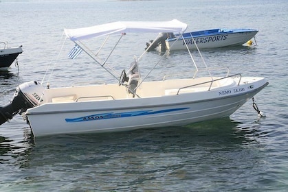 Motor boat hire in corfu Man 5,25 & Asso 4.85