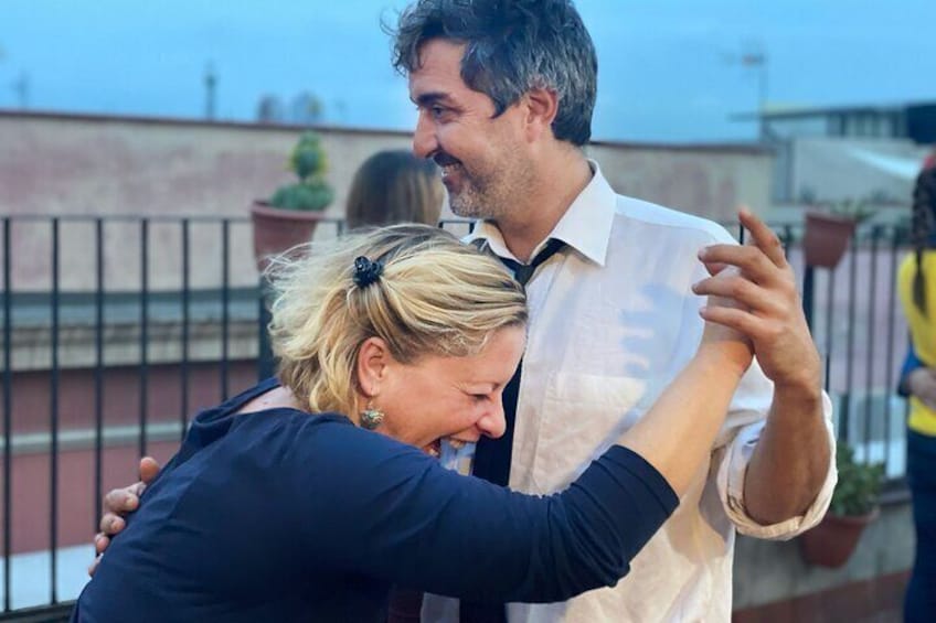 Rooftop Tango Lesson & Drinks in Barcelona