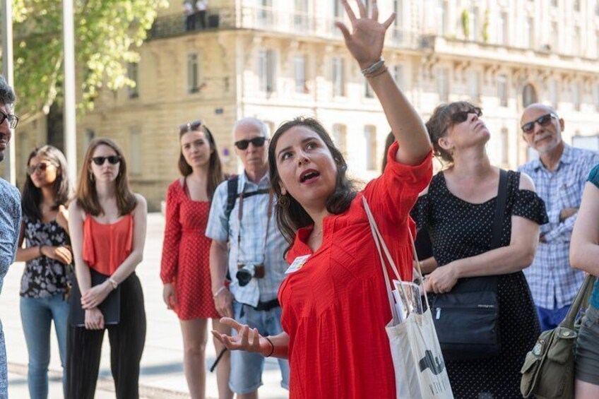 A walking guided tour