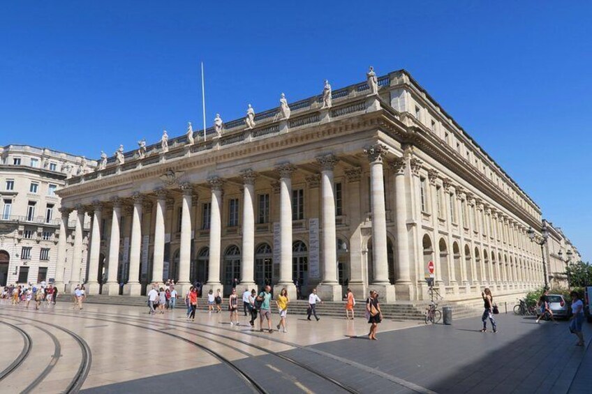 The Grand-Theatre built in the 18th century by the architect Victor Louis