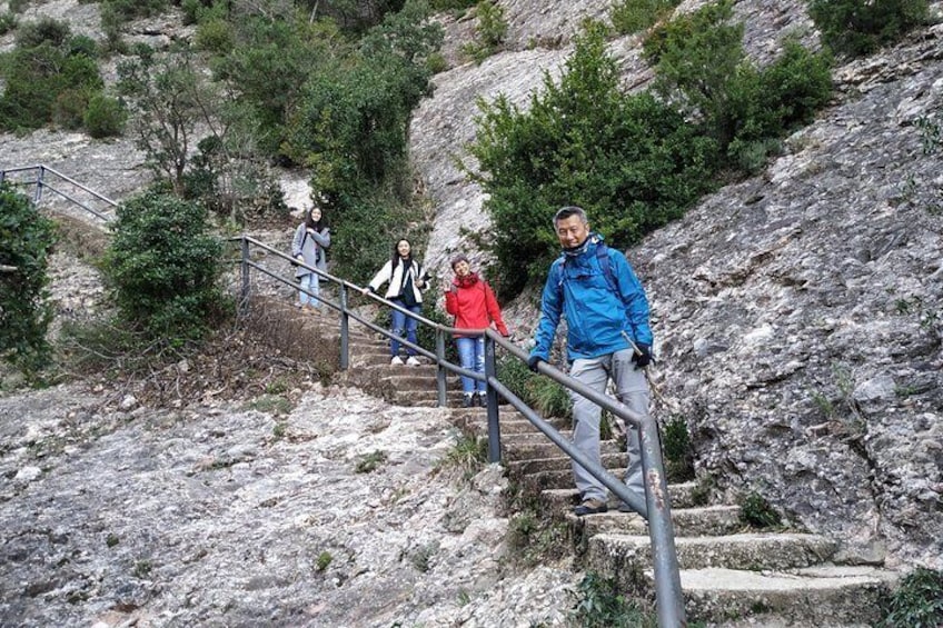 Montserrat Hiking Off the Beaten Path & Monastery. Small Group Tour