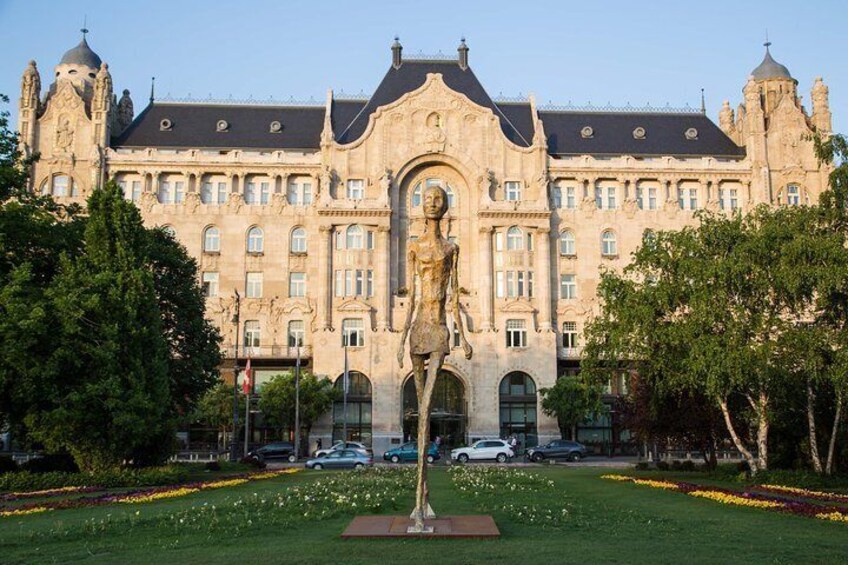 The Gresham Palace, one of Budapest's grand dames. 