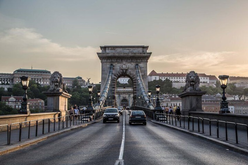 Walking across the Chain Bridge is a Budapest must-do.