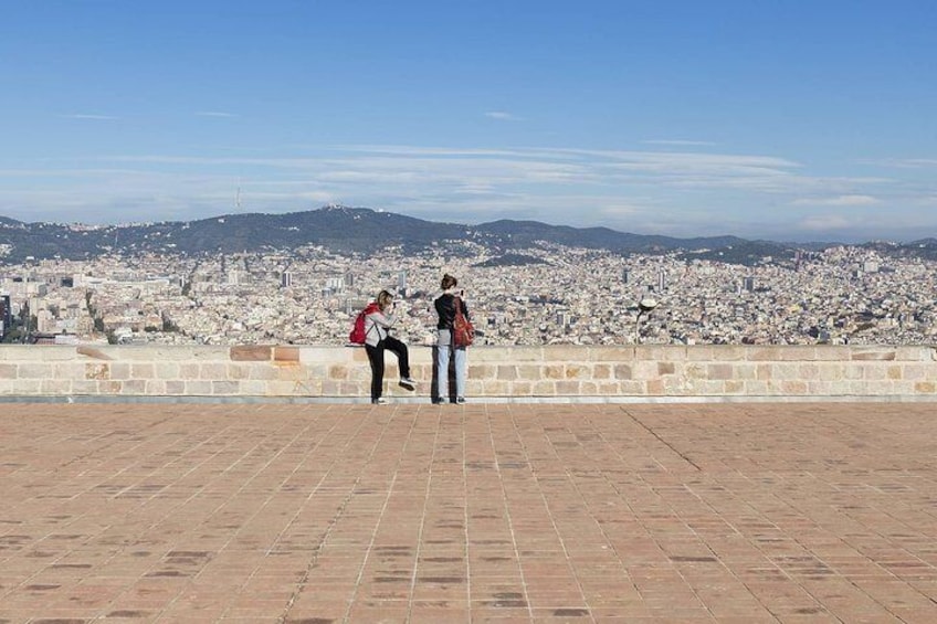 Barcelona city view