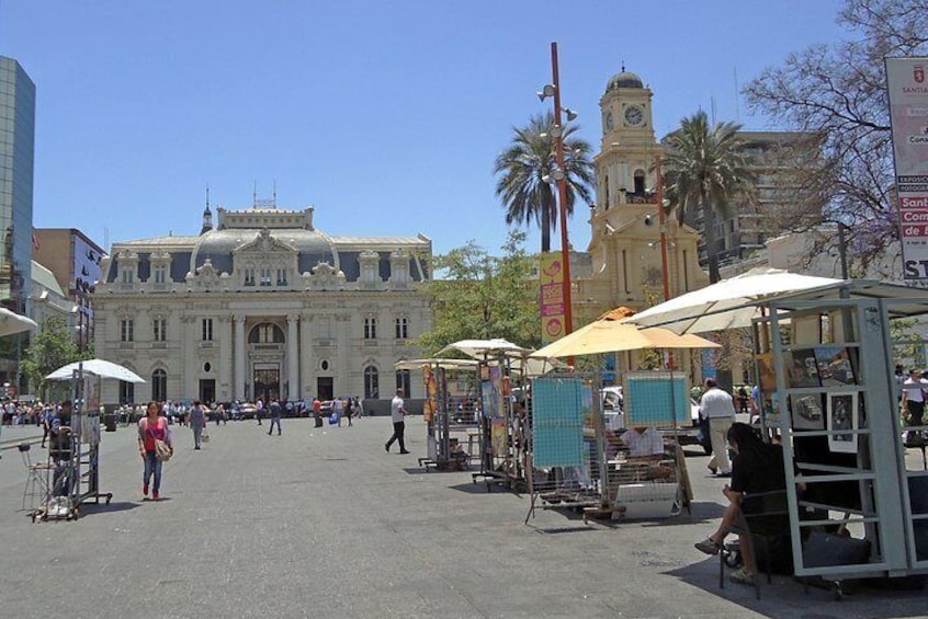 Santiago city experience: Walking tour, Market visit, Lunch & Coffee included