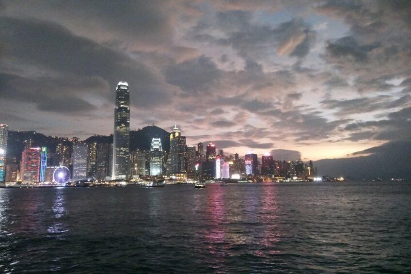 Sunset Skyline of Hong Kong