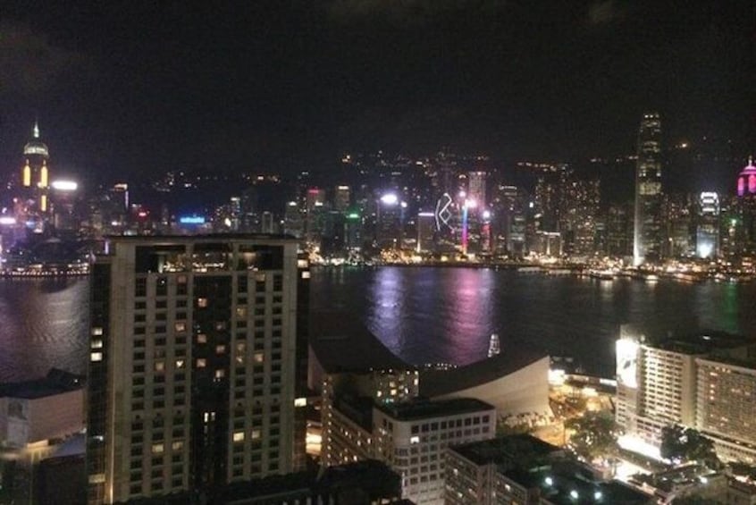 Spectacular night views of Hong Kong