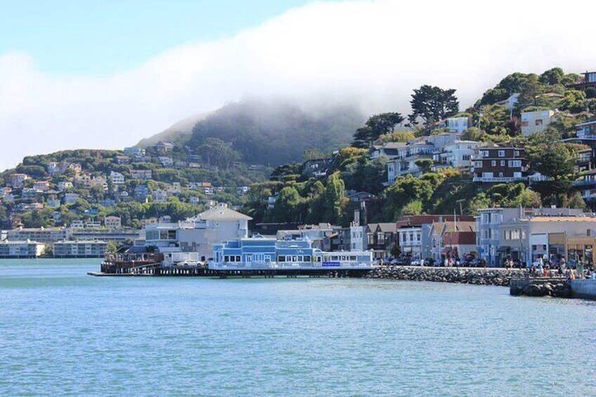 A stop along Sausalito 