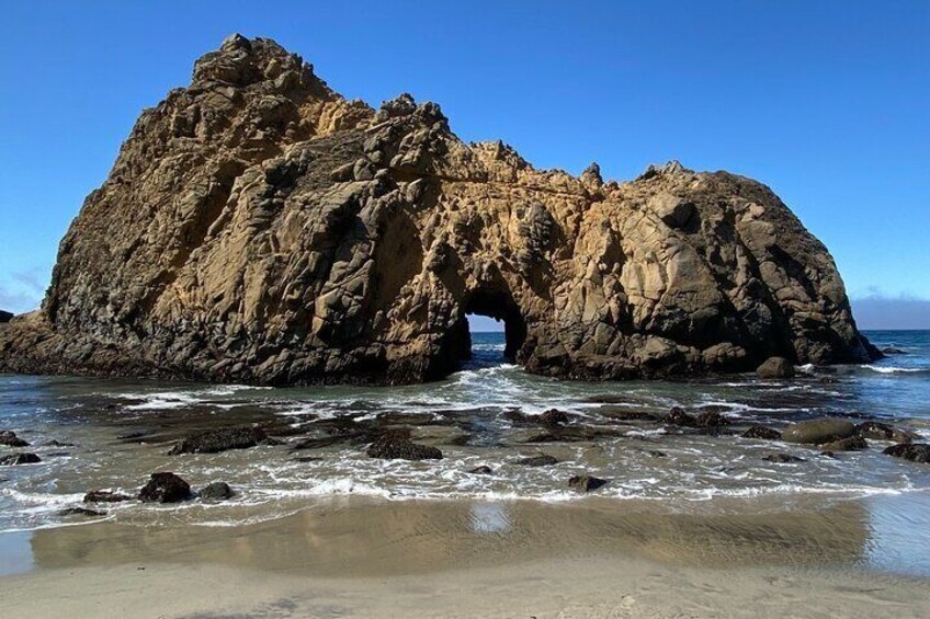 Keyhole Arch at Pfeiffer Beach