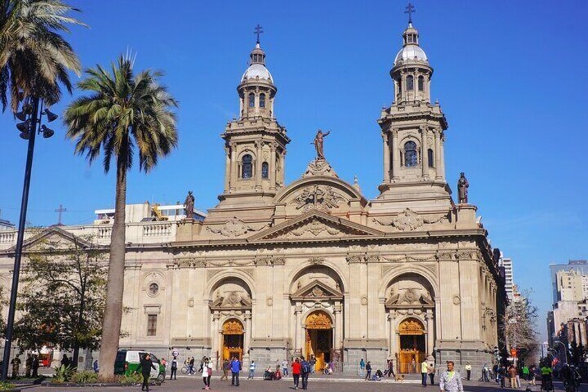 Tourist bus through Santiago for two days, Cable Car and Funicular