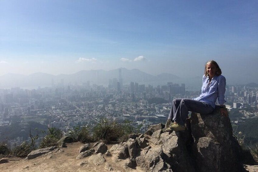 Half-day Hiking Tour in The Green to Lion Rock in Hong Kong