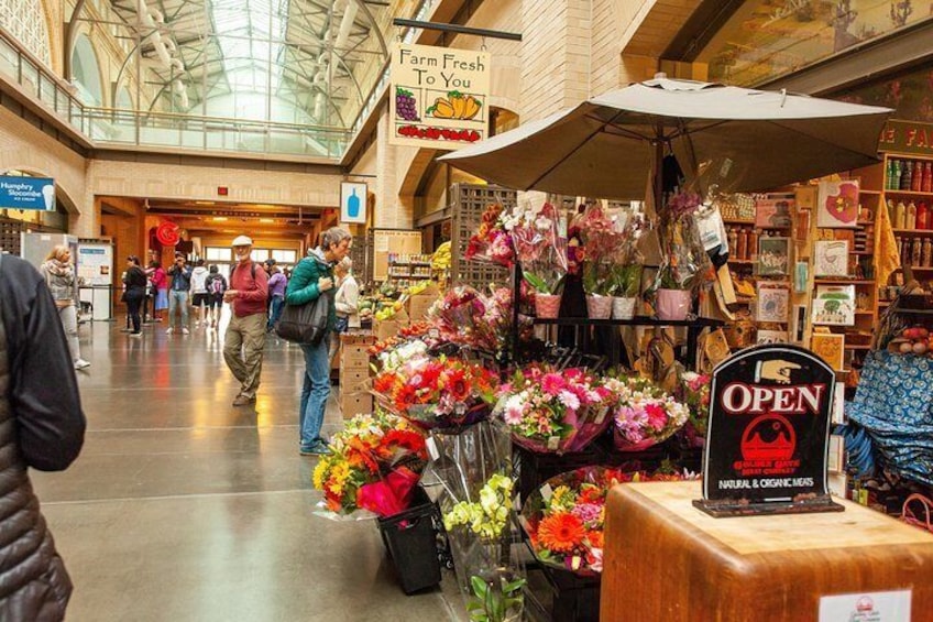 The San Francisco Ferry Building is a great place for a stroll and to shop, for locals and visitors alike.