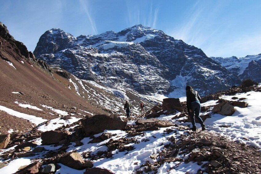 Glacier Hike at El Morado Glacier, from Santiago