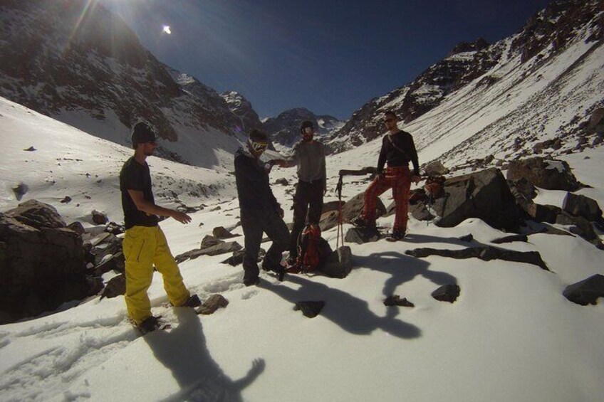 Private Snow Hiking in The Andes from Santiago, carbon neutral