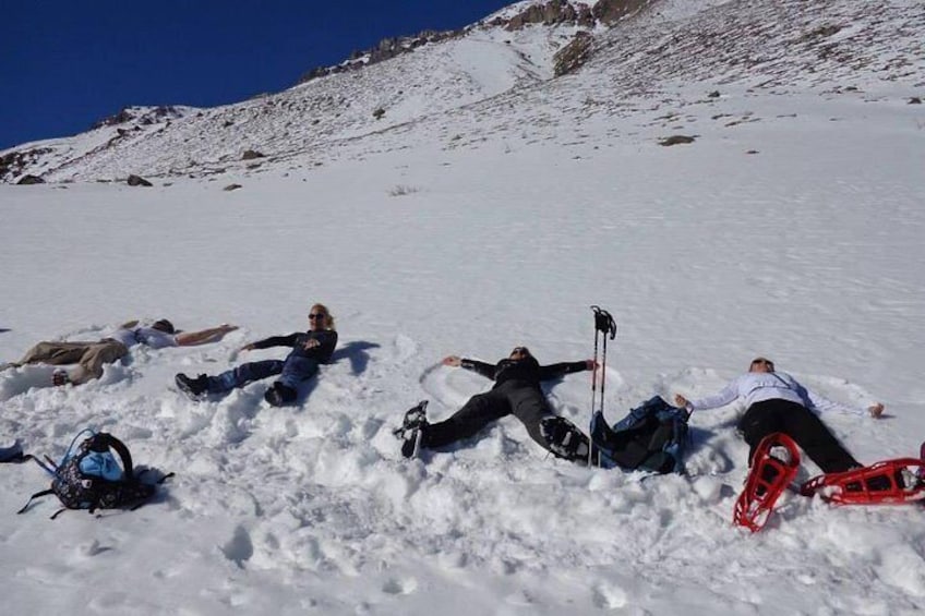 Private Snow Hiking in The Andes from Santiago, carbon neutral