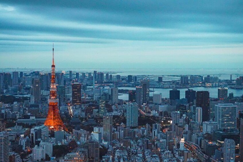 Tokyo Tower, a symbol of modern Japan.