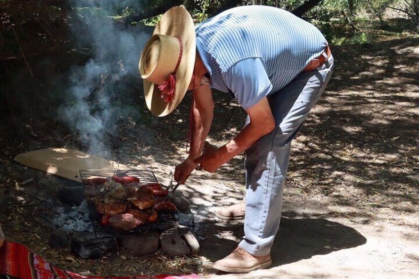 Country roast at the vineyard