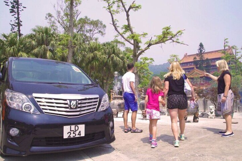 Car access to the restricted areas on Lantau