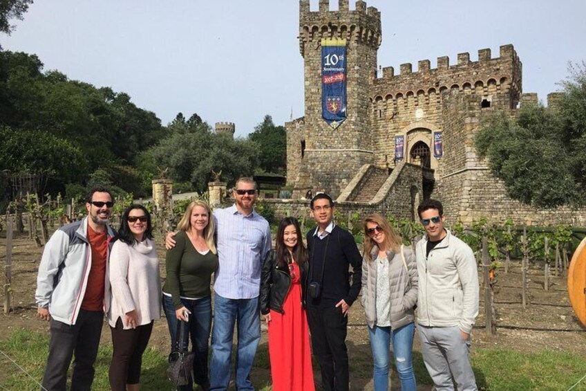 Napa and Sonoma Combo Wine Tour Including Castello Di Amorosa Winery