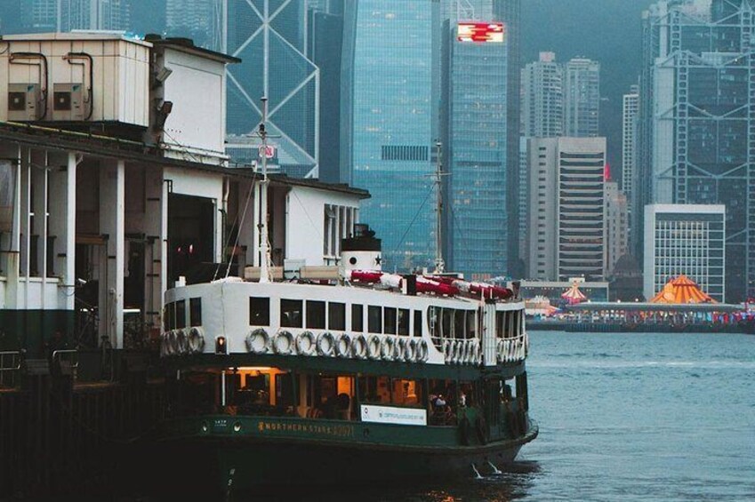 The iconic Star ferry 