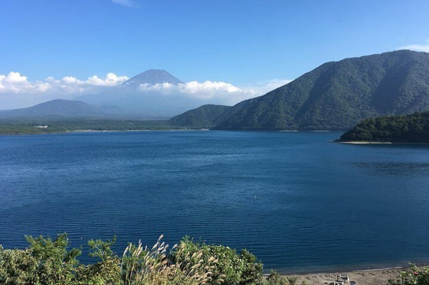 Lake Motosu in summer