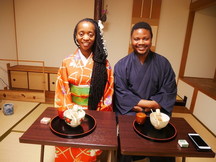 Tea ceremony and Kimono in Miyajima