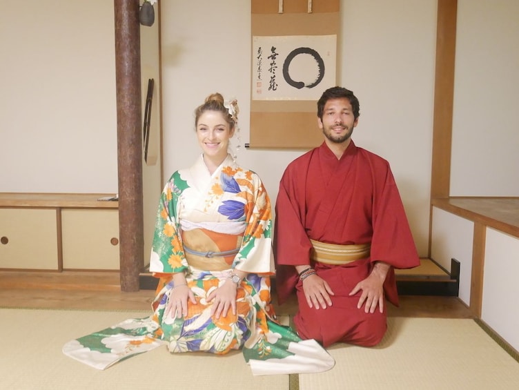 Tea ceremony and Kimono in Miyajima