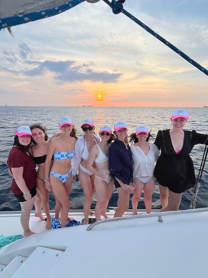 Sunset Catamaran Cruise in Playa Flamingo with Snorkeling