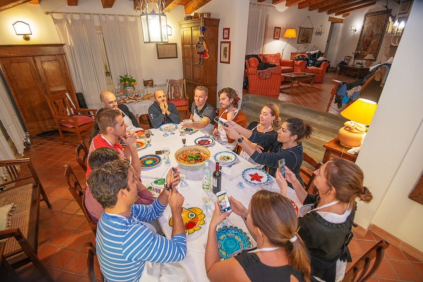 Lunch or dinner and cooking demo at a local home in Ragusa